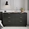 Manhattan Comfort Granville 55.07 Double Wide Dresser in Dark Grey DR-5035 - alternate 4